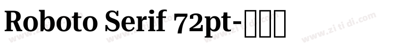 Roboto Serif 72pt字体转换